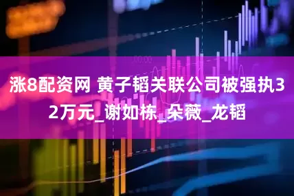 涨8配资网 黄子韬关联公司被强执32万元_谢如栋_朵薇_龙韬